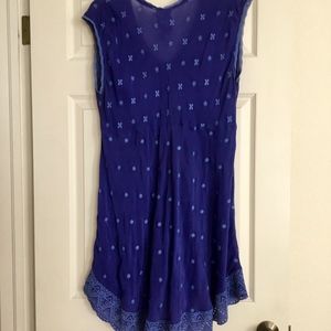 Johnny Was Embroidered Purple Tunic/Dress
